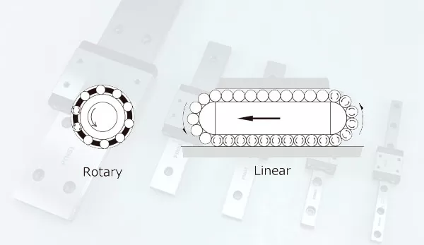 Difference Between Linear Guide and Rotary Bearing